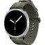Galaxy Watch 8 | 44 мм | Silver | Athleisure/Green | M/L, Тип ремешка : Athleisure, Размер корпуса : 44 мм, Цвет: Silver, Цвет ремешка: Green, Размер ремешка : M/L, Подключение часов : Bluetooth / Wi-Fi, изображение 2